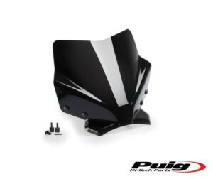 Παρμπρίζ PUIG 20505N  NAKED NEW GEN. Μαύρο 267X293MM 752S