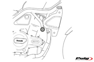 Τάπες Σασί PUIG 3520N Μαύρες LEONCINO500