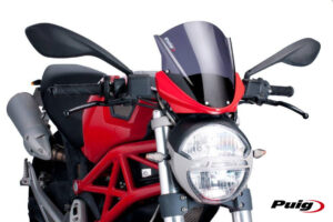 Παρμπρίζ PUIG 5650N RACING Μαύρα DUCATI MONSTER 696 2008