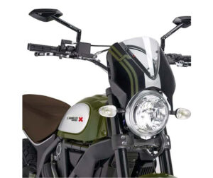 Παρμπρίζ PUIG 7652H RETROVISION SMOKE 310X310MM DUCATI SCRAMBLER 15-17