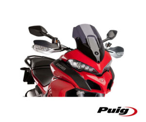 Παρμπρίζ PUIG 7622F RACING DARK SMOKE 440X295MM MULTISTRADA950/1200/1260/S