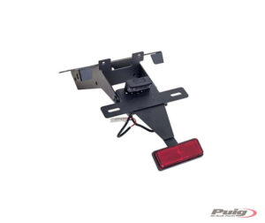 Βάση Πινακίδας/PUIG 4733N Μαύρη Ρυθμιζ. DUCATI/MONSTER696 08-14