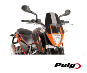Παρμπρίζ PUIG 6009N NAKED NEW GEN. BLACK 265X265MM 690DUKE'12-18