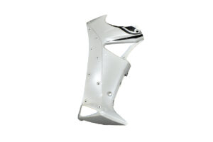 Ποδιά Εσωτερική Δεξιά Λευκή/Μαύρη Αυτοκόλλητο BLADE50R/125R