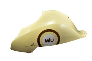 Καπάκι Πλαιν.Δεξί  Εκρού με Αυτοκόλλητο MIU50/HT50QT-4