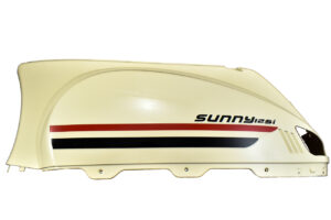 Καπάκι Πλαινό Αριστερό  Εκρού με Αυτοκ/το ASUS/SUNNY125I EURO 4