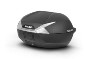 Βαλιτσάκι SHAD SH47/D0B47106  Μαύρο με Λευκό Κρύσταλλο και Βάση