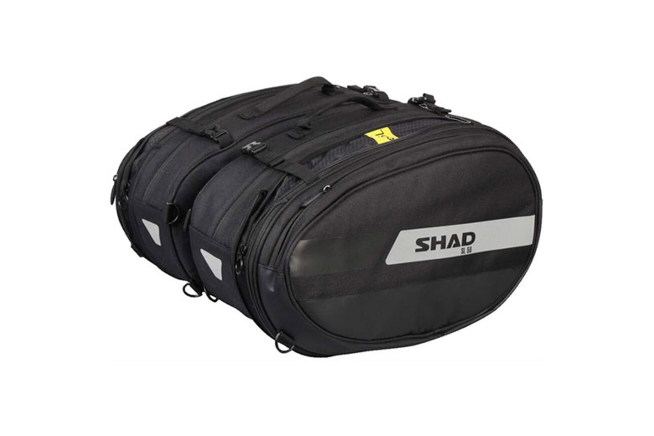 Βαλιτσάκια Μαλακά Πλαινά EXPANDABLE SHAD X0SL58/SL58 (Σετ) Μαύρα - Image 2