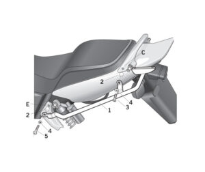 Αξεσουάρ SHAD H0CB13ST TOP MASTER HONDA CB 1300 F '03-09/1300 S '03-09