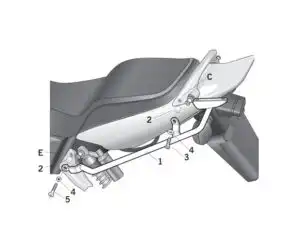 Αξεσουάρ SHAD H0CB13ST TOP MASTER HONDA CB 1300 F '03-09/1300 S '03-09