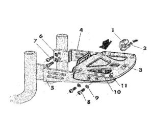 Αξεσουάρ SHAD H0S65SN+NADTN FITTING KIT&SISSYBAR HONDA SHADOW 600 '95-04