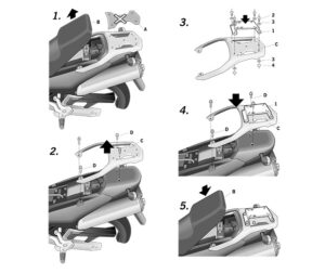 Αξεσουάρ SHAD S0VS12SF SIDE MASTER SUZUKI DL1000 V-STROM '02-04