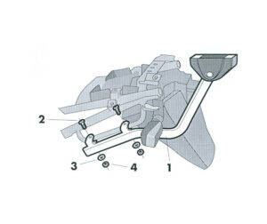 Αξεσουάρ SHAD S0B64T TOP MASTER SUZUKI BANDIT 600 N '99-99/750 '96-97/1200 NS '96-00
