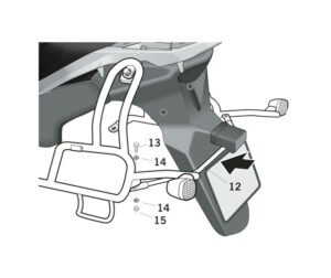 Αξεσουάρ SHAD S0VS64SF SIDE MASTER SUZUKI V-STROM 650 '04-06
