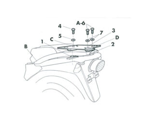 Αξεσουάρ SHAD S0F67T TOP MASTER SUZUKI FREEWIND XF 650 '97-03