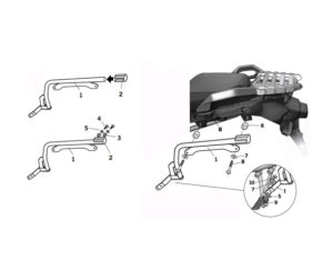 Αξεσουάρ SHAD S0VS14IF 3P SYSTEM SUZUKI V-STROM DL 1000 '14-17