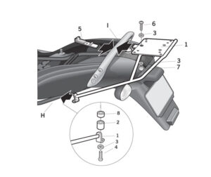 Αξεσουάρ SHAD W0KG12ST TOP MASTER BMW K 1200 RS/ GT '03-04
