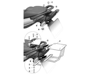 Αξεσουάρ SHAD W0FS89ST TOP MASTER BMW F 800 SR '09-15