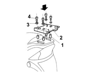 Αξεσουάρ SHAD K0B11T TOP MASTER KYMCO BET 50-125-250 '02-11