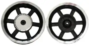 Ρόδα Πίσω ALLOY Μαύρη Ζάντα FEVER HT125T-25/HT150T-11