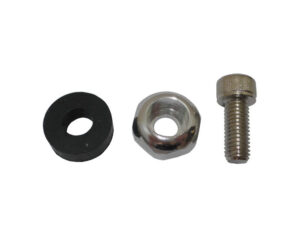 Τάπα με Τσιμούχα για Καθρέφτη 8MM Χ 12MM Ασημί (καρτελα 30τμχ)