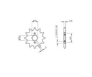 Γρανάζι Κίνησης /422 VAZ Κβ02.312α