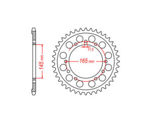 Γρανάζι Τροχού 1311/T45 VFR400RR(HA08545 502-01-008545)