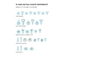 Βίδες UFO Σετ AC02432 CRF250 ;14-17, CRF450 '13-16