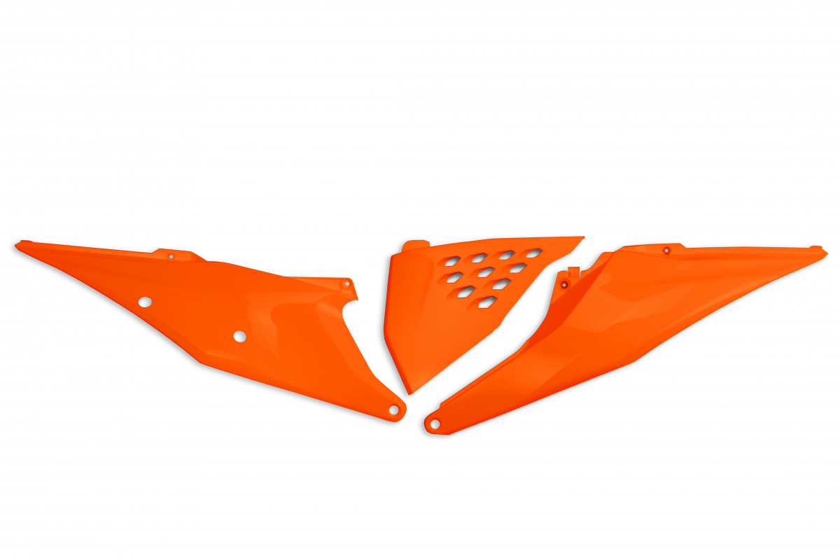 Πλαστικά REPLICA UFO Καπάκια Πλαινά KT05004#127 Πορτοκαλί SX125 '19-22, EXC125 '20-21,SX150 '19-22, EXC150 '20-23
