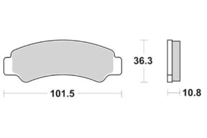 Τακάκια SBS 986SI FA726 FR CF400-800'18-21
