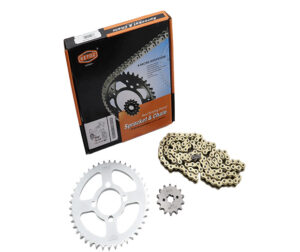 KETOZ Αλυσίδα-Γρανάζια Κιτ  14/42 Χρυσή 428H X 108L KAZE-R,KRISS115