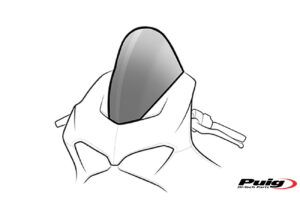 Παρμπρίζ PUIG 3737H R-RACER SMOKE YZF-R3'19