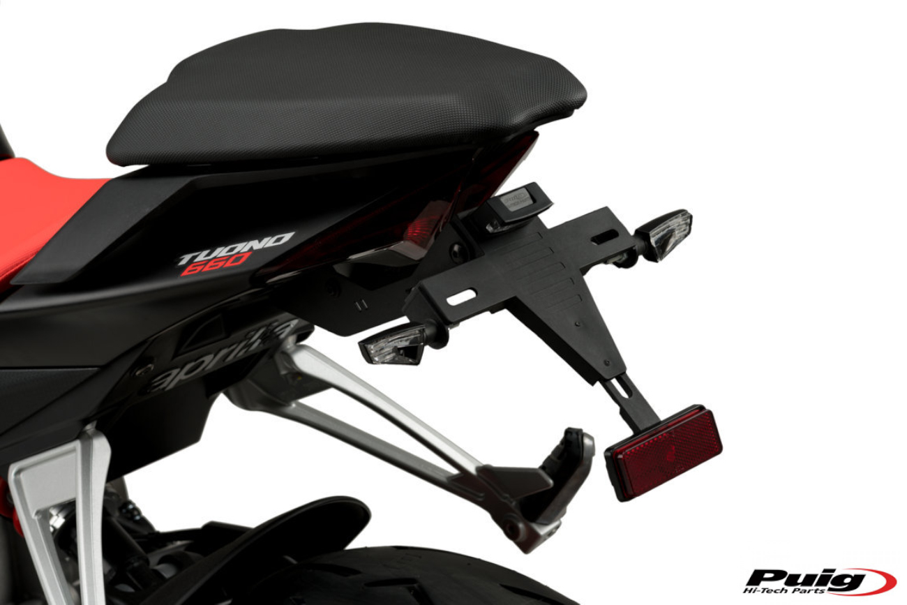 Βάση Πινακίδας /PUIG 20605N ΜΑΥΡΕΣ APRILIA RS 660 '21 - Image 3