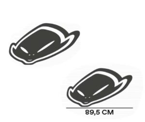 Αυτοκόλλητο UFO ALIEN LOGO AD01924 50CM