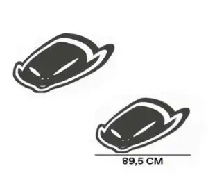 Αυτοκόλλητο UFO ALIEN LOGO AD01924 50CM