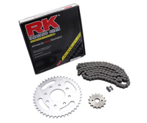 RK KIT Αλυσίδα-Γρανάζια 15/48 428ELO-124L O-RING VF185