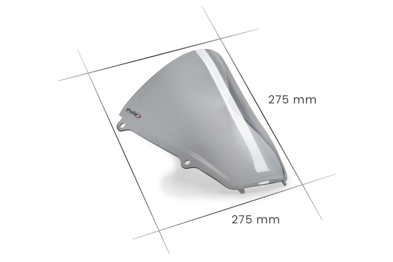 Παρμπρίζ PUIG 21523H R-RACER SMOKE HONDA CBR600RR '23-24 - Image 2