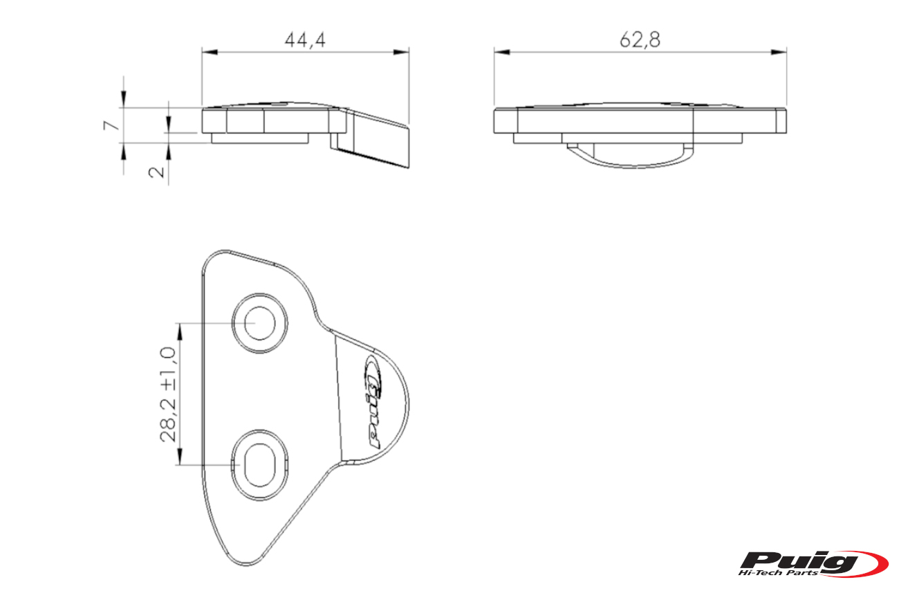 Αξεσουάρ PUIG 3845N Τάπες Καθρέφτη YZF-R1 '21 - Image 3