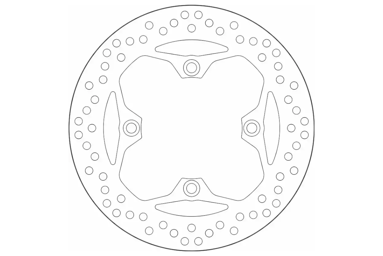 Δισκόπλακα SBS/5041 255X105X6,0X4X10,5 Πισ. TIGER1050'07-,TIGER1050SPORT'15-