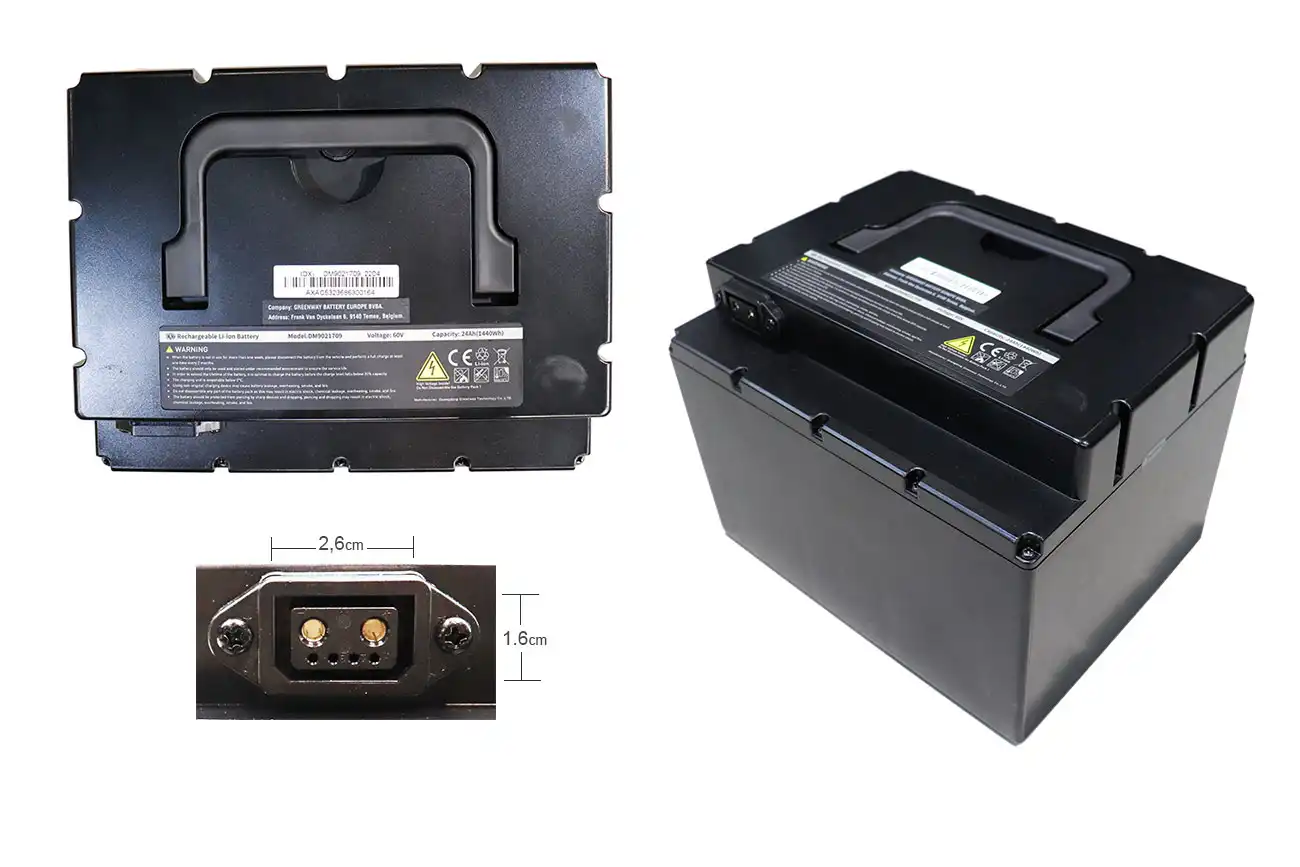 Μπαταρία Λιθίου 60V24AH ET3 1000WATT