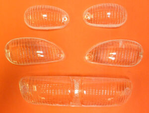 Κρύσταλλο  Στοπ Σετ με Φλας Καθαρό&Πορτοκ.Λάμπα ΤΥΡΗΟΟΝ5