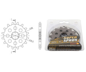 Γρανάζι Κίνησης SUPERSPROX/CST-520-16T SUZ/DL650V-STROM'07-18,GSX-R600/750,GSX-S1000F'15-18