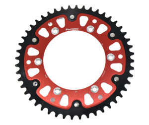 Γρανάζι Τροχού SUPERSPROX/RST-244-48T STEALTH-Κόκκινο (JT1876) APRILIA/MXV4.5,RXV4.5,BMW/G450X