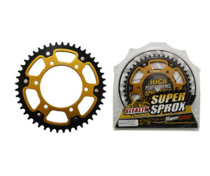 Γρανάζι Τροχού SUPERSPROX/RST-486-45T STEALTH-Χρυσό YZF-R6'06-18,MT09'14-18,YZF1000R1'04-15,FZ-09/FJ-09'14-18,GSX-R750/1000'16-18,EX250'88-13