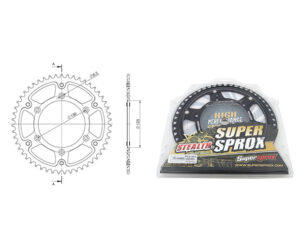 Γρανάζι Τροχού SUPERSPROX/RST-990-50T STEALTH-Μαύρο  (JT897) KTM/EXC-F350