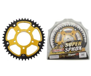 Γρανάζι Τροχού SUPERSPROX/RAL-7092-44T ALUMINIUM-Χρυσό  (RK5032) BN302,TRK502,LEONCINO500