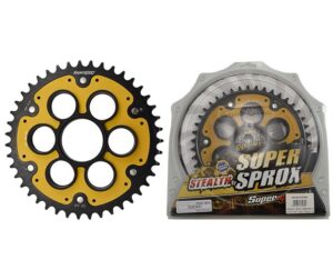 Γρανάζι Τροχού SUPERSPROX/RSA-0737-43T (525) STEALTH Χρυσό W/ALLOY COVERS DUCATI