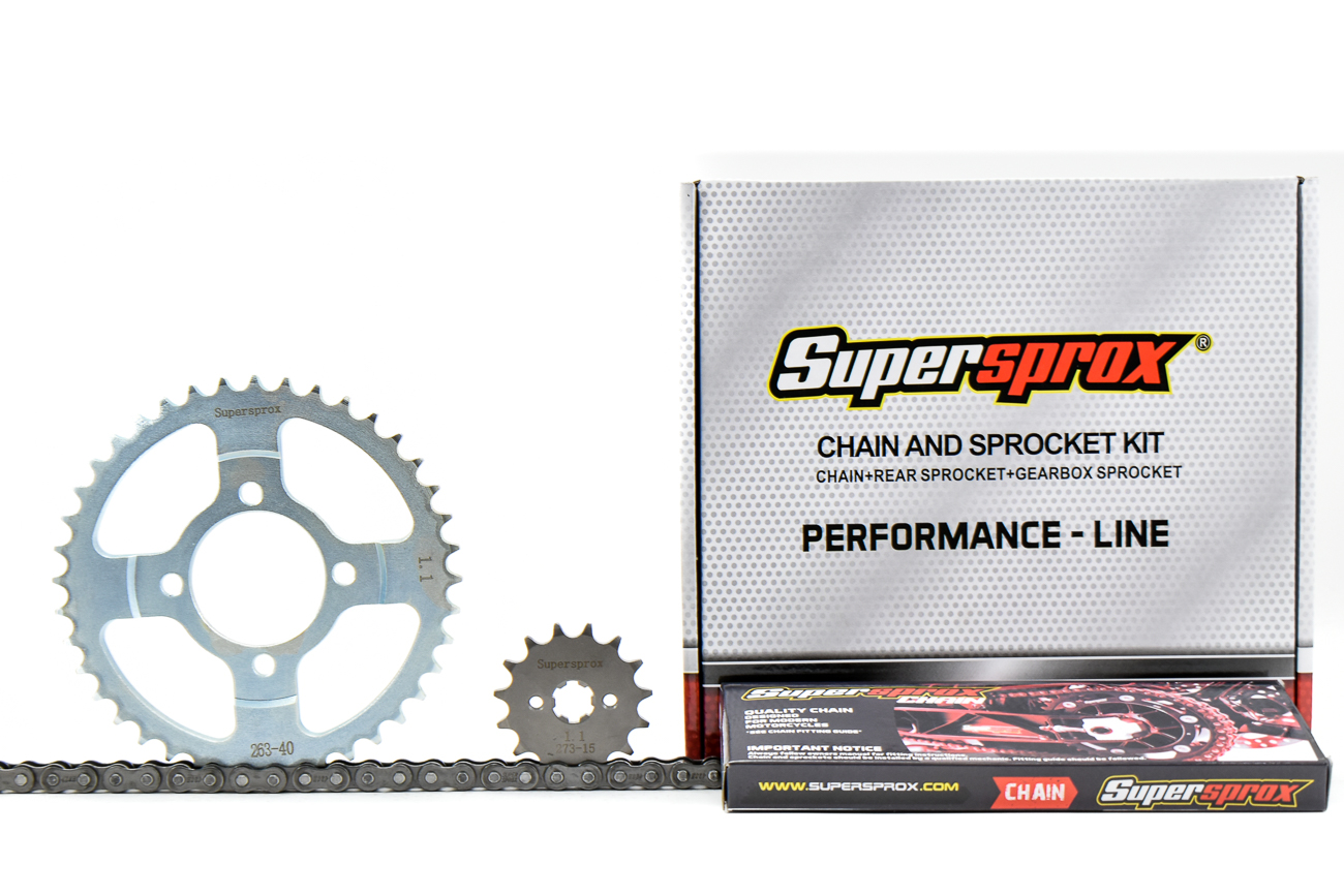 SUPERSPROX KIT Αλυσίδα-Γρανάζια 15/40 428H X 104L NF100SUPRA,DY125