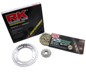 RK KIT Αλυσίδα-Γρανάζια 16/42 GB525XRE-118L 4055K/300C Χρυσή Αλυσ. TDM900'02-14