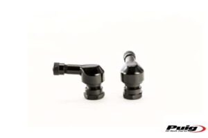 Βαλβίδες Αγωνιστικές  90μοιρών PUIG 5591N Μαύρες 11MM-8GR UNIVERSAL